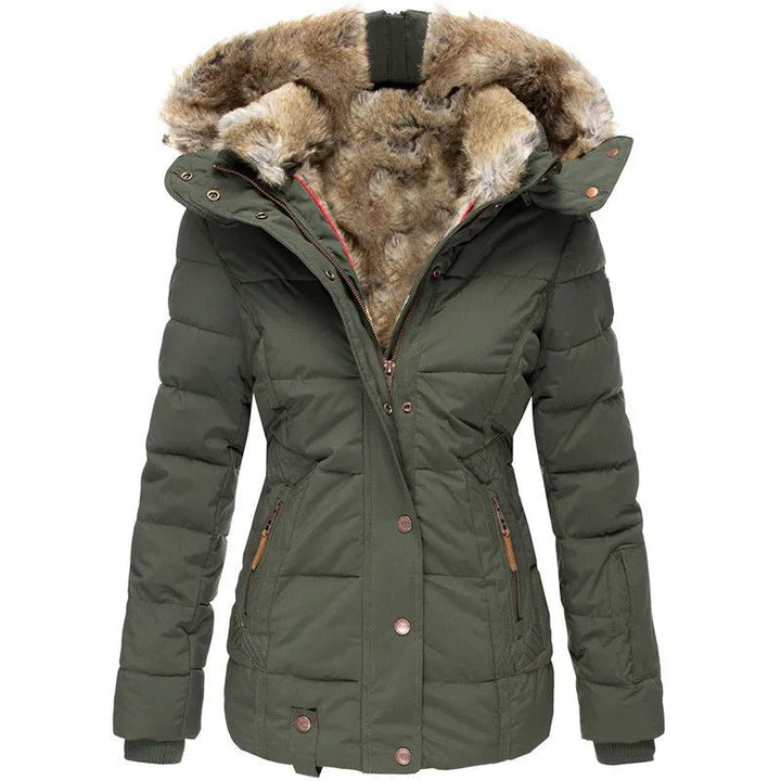 Stefanie™ - Warmer Wintermantel mit Fellfutter