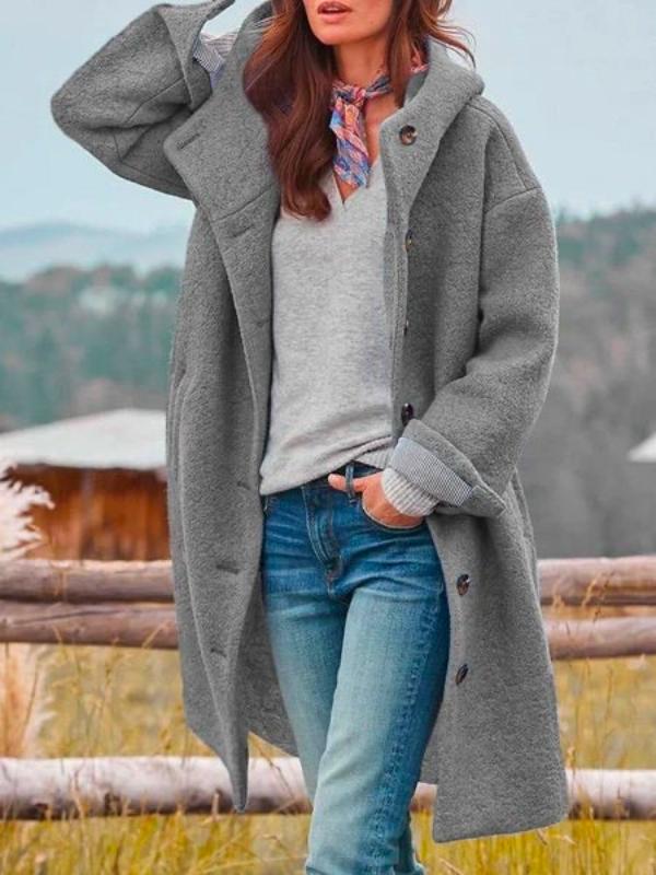Elsbeth™ - Stilvolle Lange Winterjacke