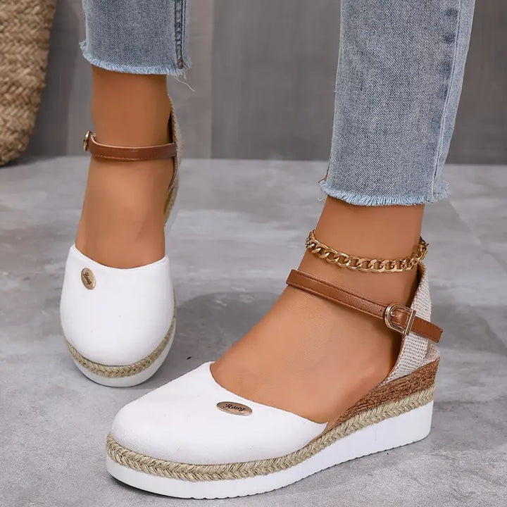 Alfonsa | Orthopädische Sandalen mit Plateau, Atmungsaktiv und Entspannt