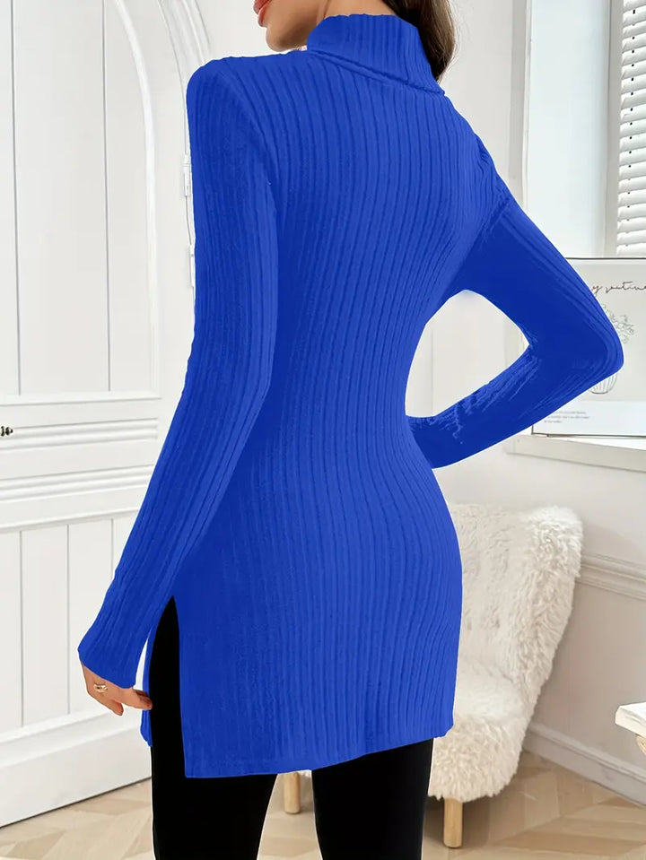 Sarah - Eleganter Langärmeliger Pullover Mit Schmaler Passform Für Den Herbst