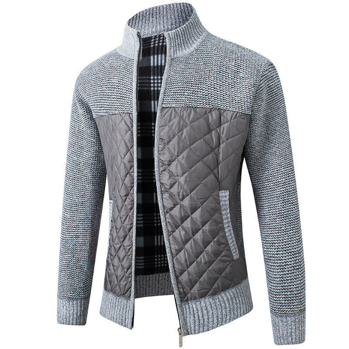 Mason | Herren Cardigan mit Stehkragen und Taschen