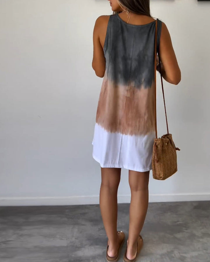 Vionette - Lässiges Gradient Kleid