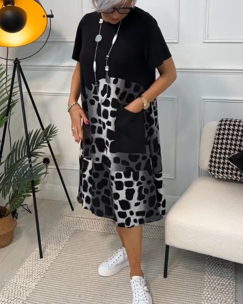 Sherlene - Leopardprint Kleid