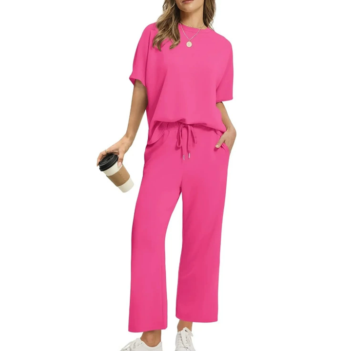 Avery™ - Lässiges Oberteil- und Hosen-Set