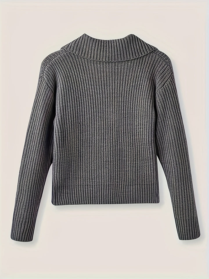 Isla™ - Strickjacke mit Rippstrick
