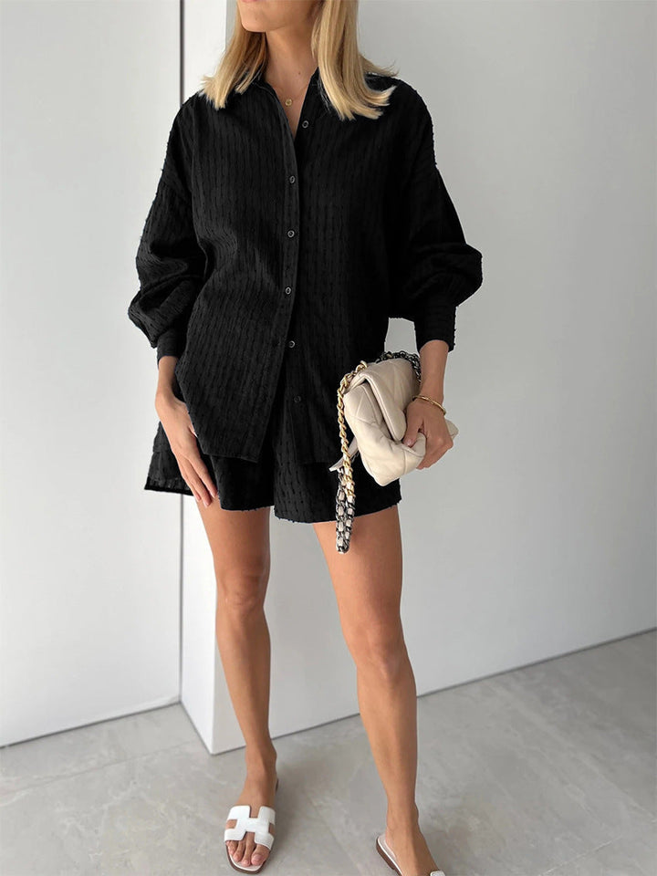 Elizabeth - Luftiges Shirt- und Shorts-Set