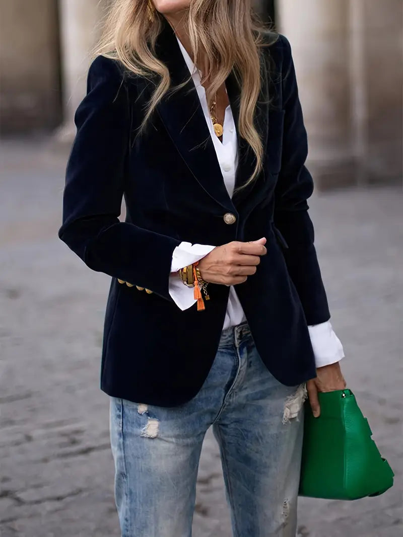 Julissa™ - Eleganter Samt-Blazer