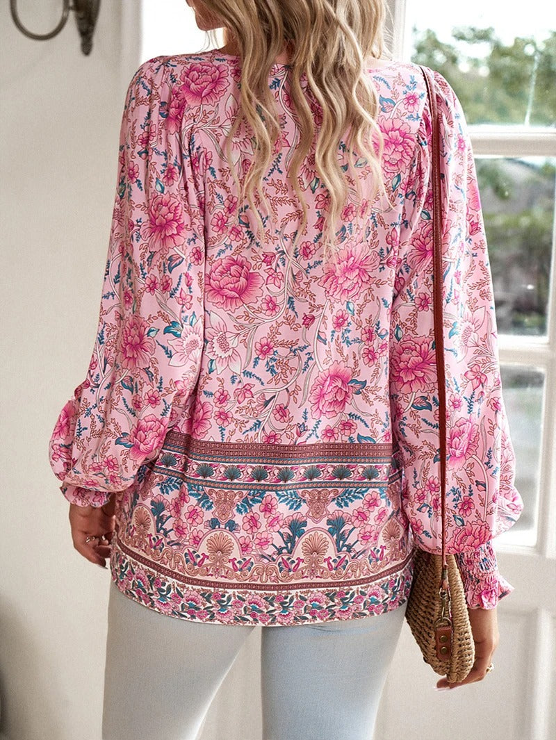 Helena™ - Sommer Blumen Top