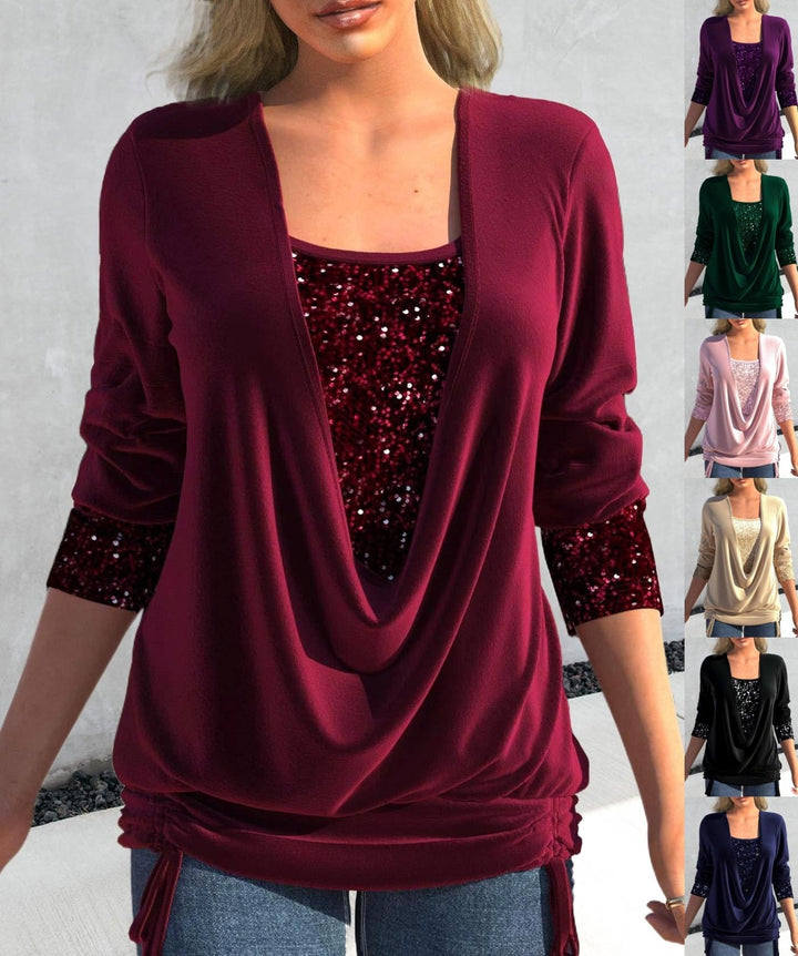 Flaire™ | Oberteil aus Glitterpailletten