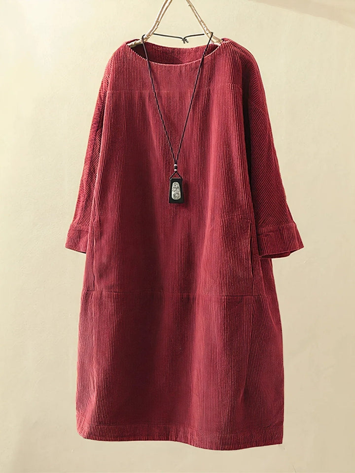 Zophie™ - Entspanntes Vintage-Cordkleid