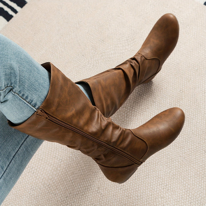Valdis | Damen Knöchelhohe Stiefel mit seitlichem Reißverschluss