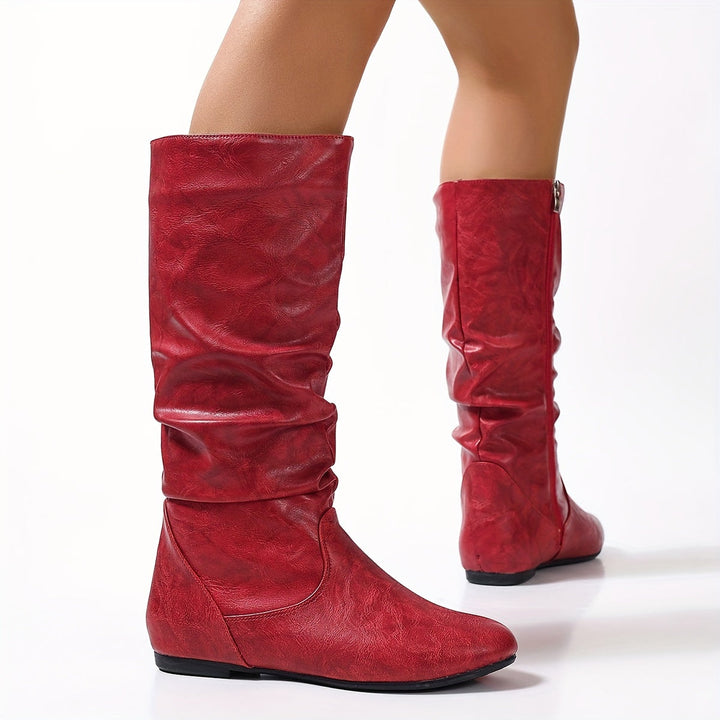 Valdis | Damen Knöchelhohe Stiefel mit seitlichem Reißverschluss