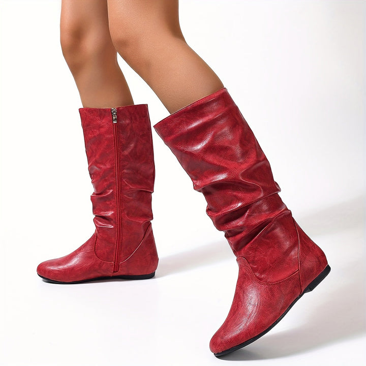 Valdis | Damen Knöchelhohe Stiefel mit seitlichem Reißverschluss