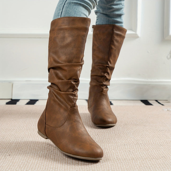 Valdis | Damen Knöchelhohe Stiefel mit seitlichem Reißverschluss
