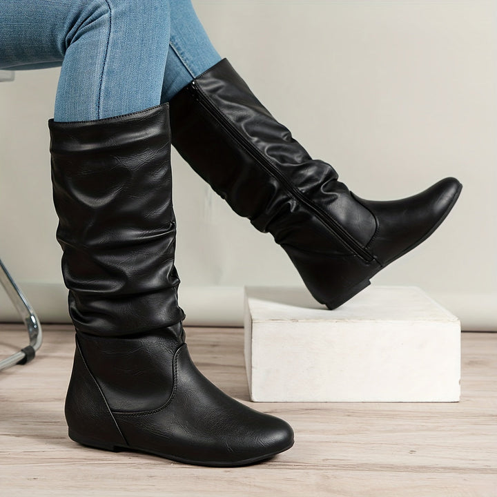 Valdis | Damen Knöchelhohe Stiefel mit seitlichem Reißverschluss