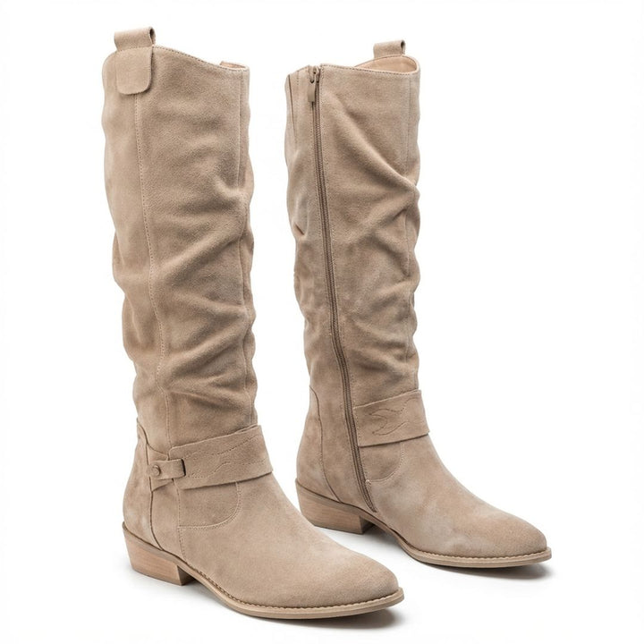 Lavinia | Botas de senhora pelo joelho com fecho lateral de correr