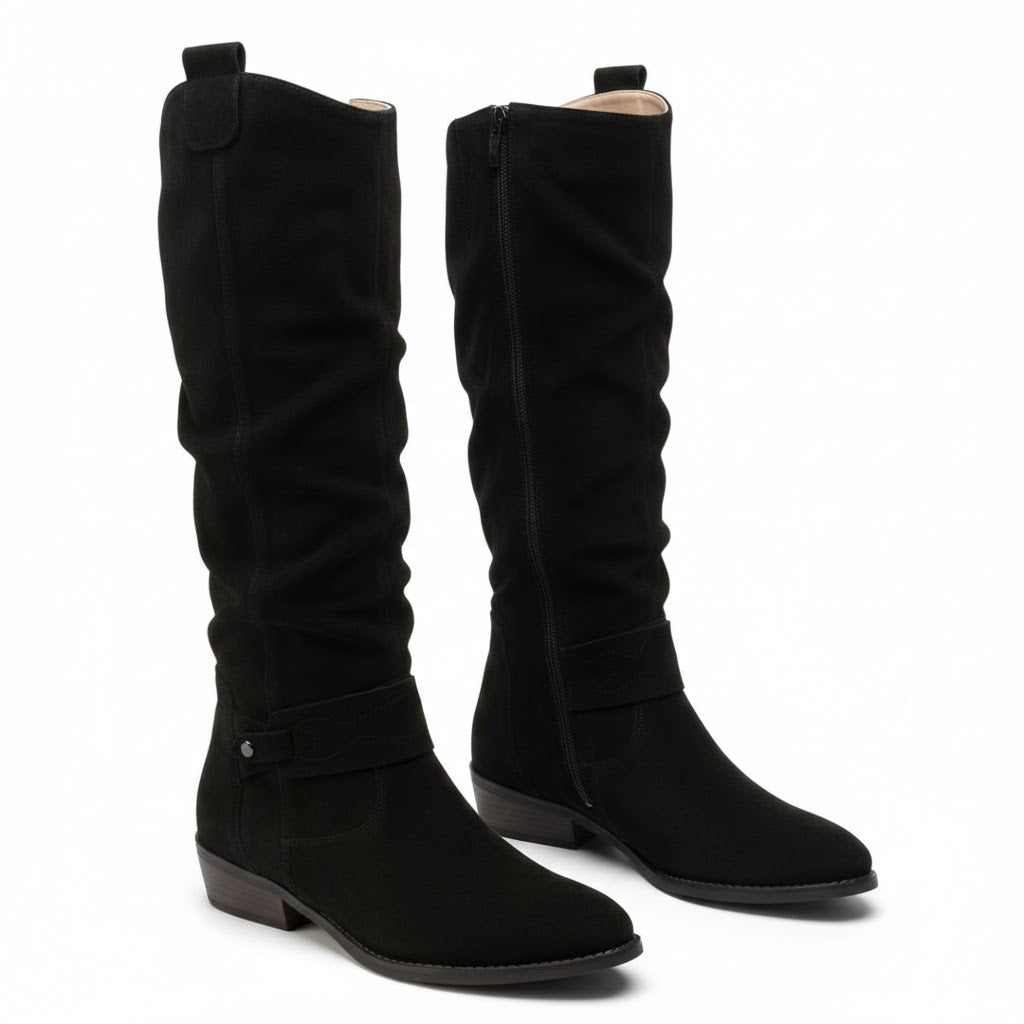 Lavinia | Botas de senhora pelo joelho com fecho lateral de correr