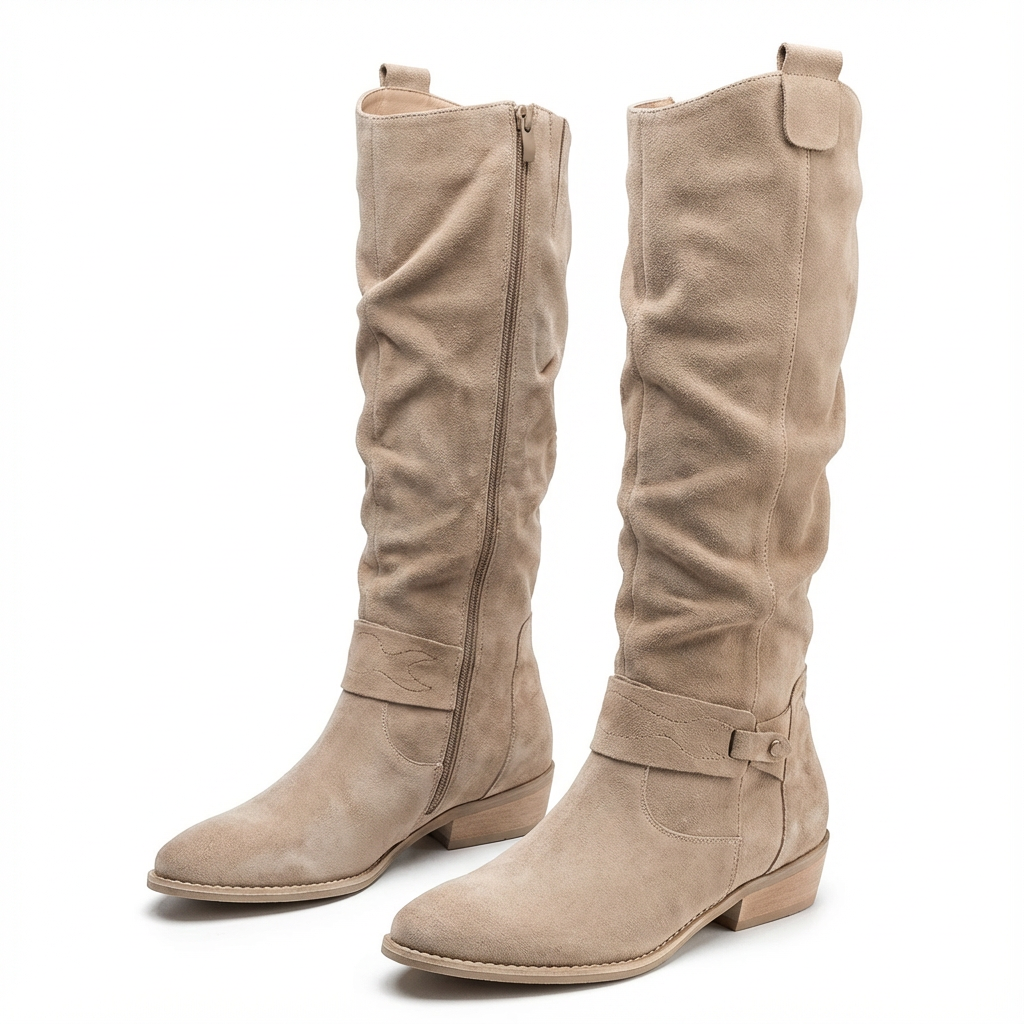 Lavinia | Botas de senhora pelo joelho com fecho lateral de correr