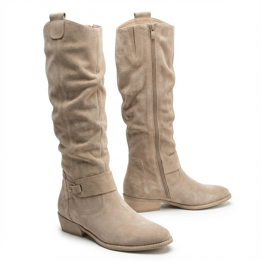 Lavinia | Botas de senhora pelo joelho com fecho lateral de correr