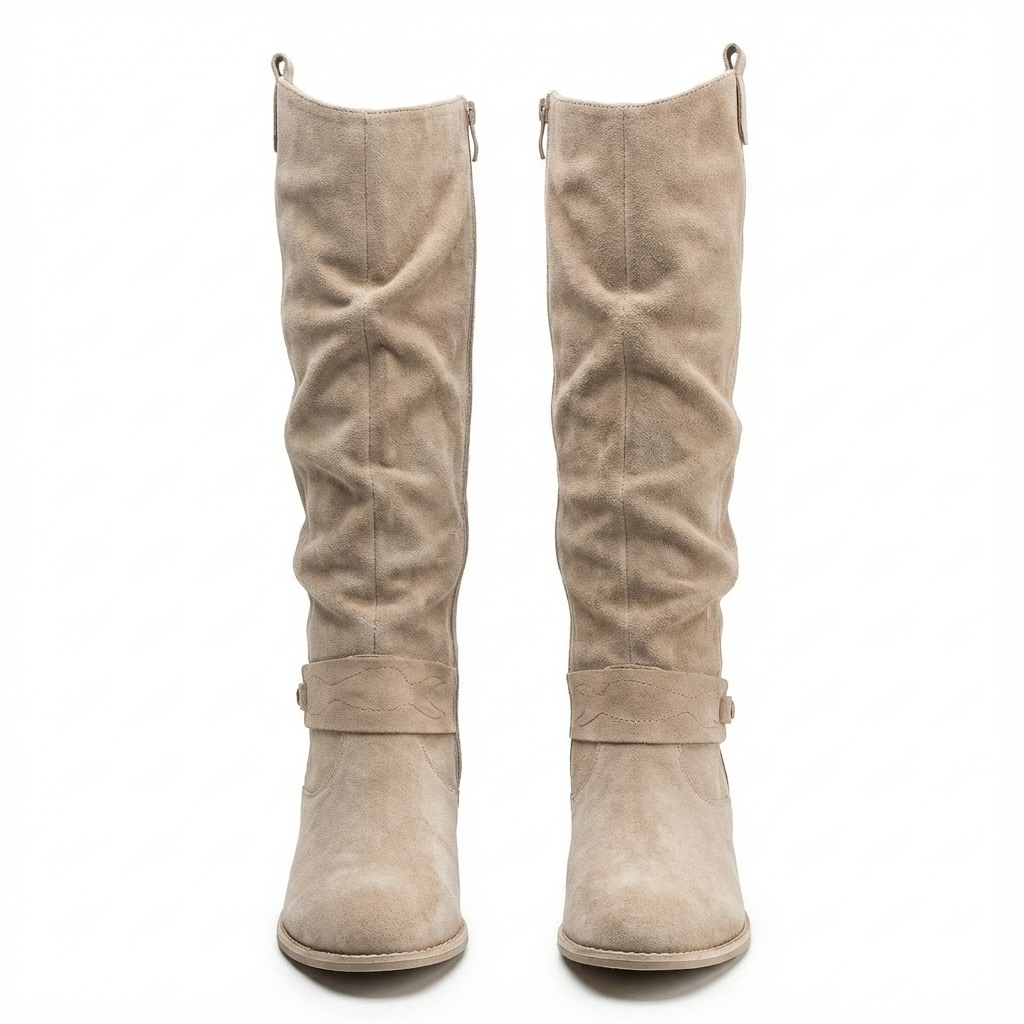 Lavinia | Botas de senhora pelo joelho com fecho lateral de correr