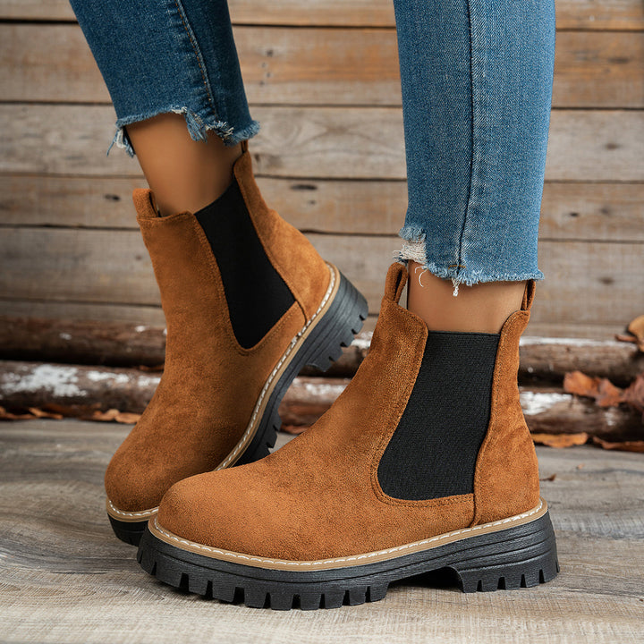 Mehetabel | Women's Chelsea ankle boots with lug soles