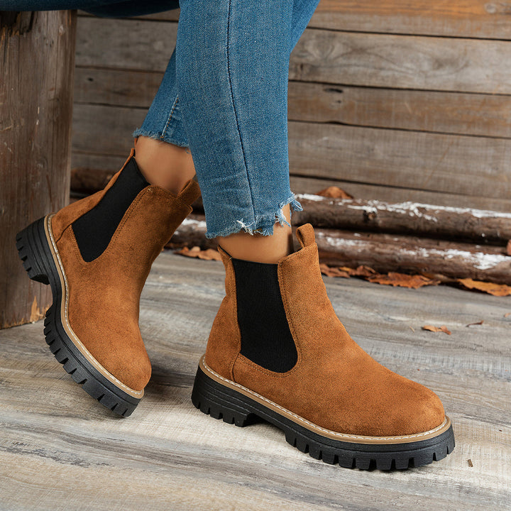 Mehetabel | Women's Chelsea ankle boots with lug soles