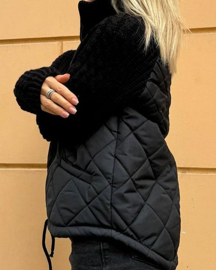 Elena | Naisten pitkähihainen neuletakki taskuilla