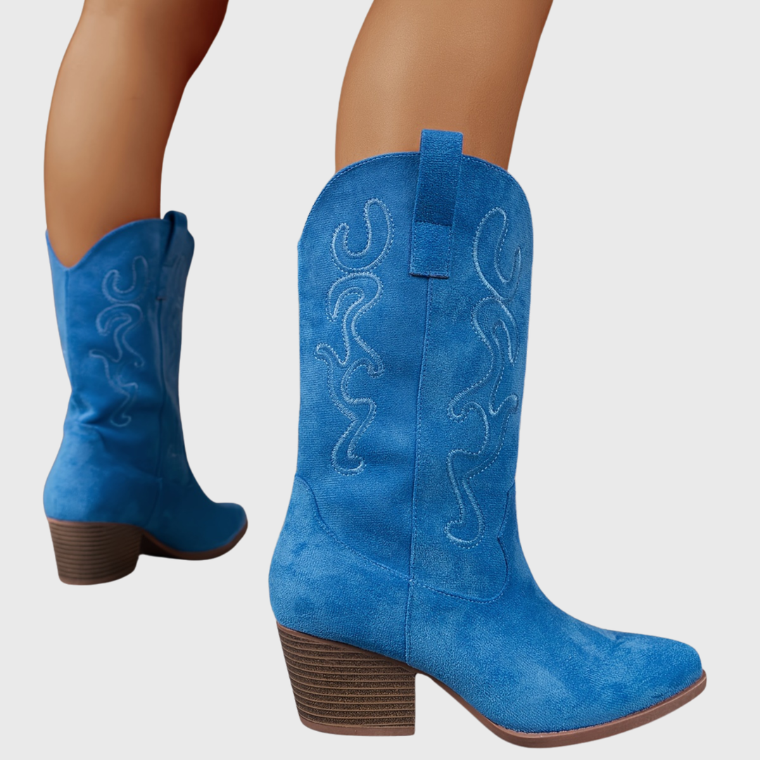 Brecka | Stivali western da donna con gambale adatto a polpacci robusti
