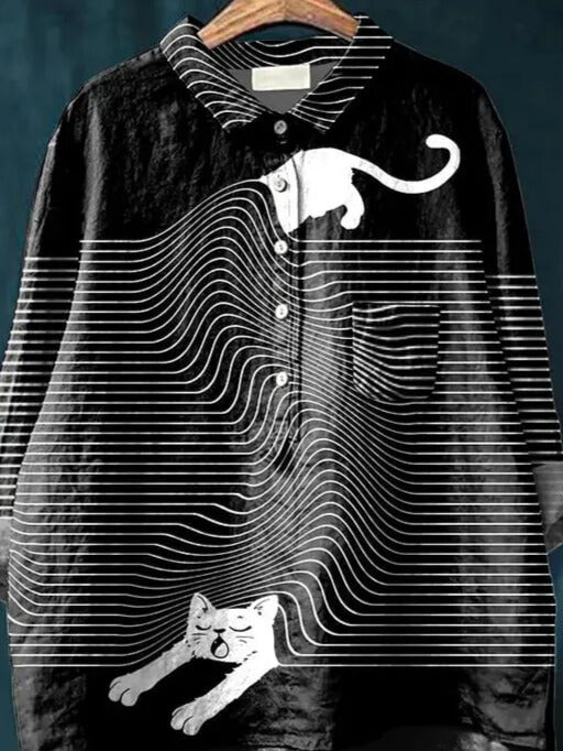 Coco™ - Katzenkunst Shirt