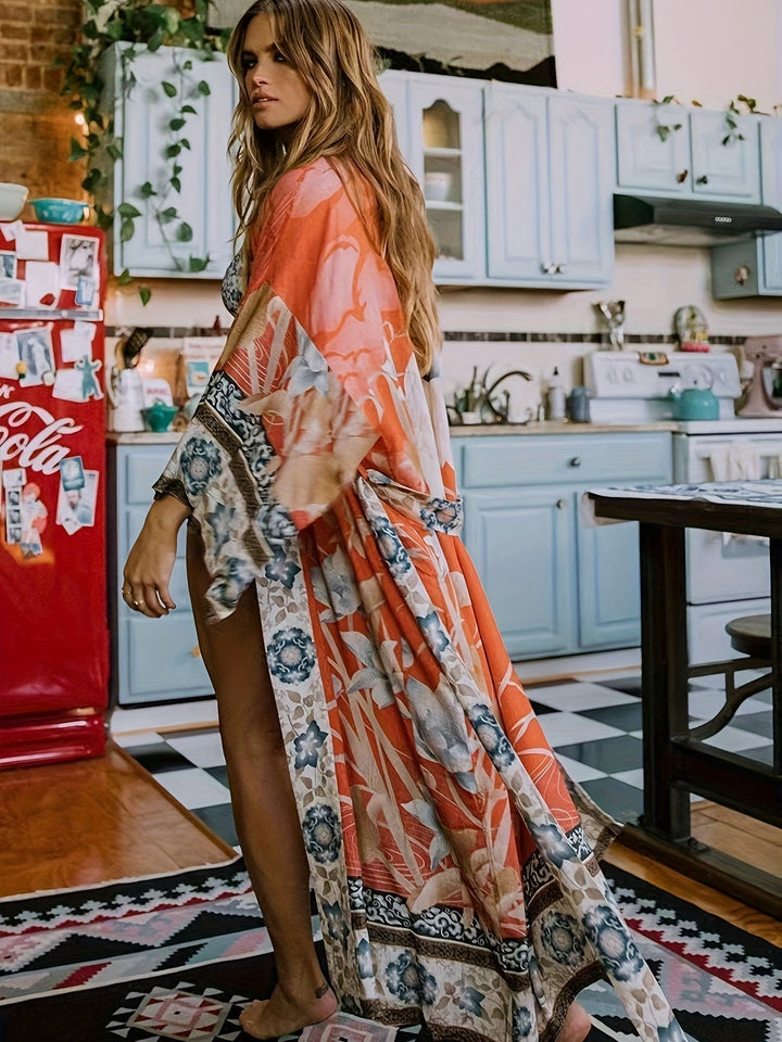 Isabella | Damen Maxi Kimono