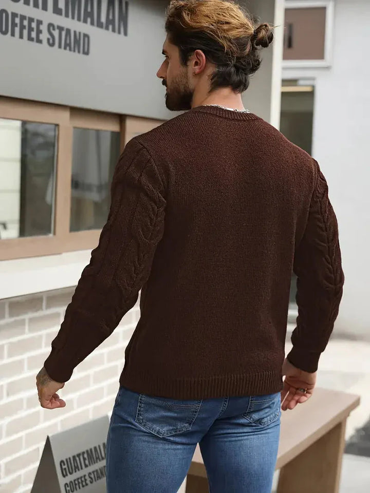 Brit & Boho™️ | Graphica Geo Strickpullover