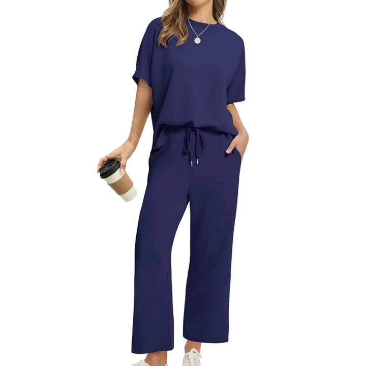 Eliza™ - Lässiges Top- und Hosen-Set