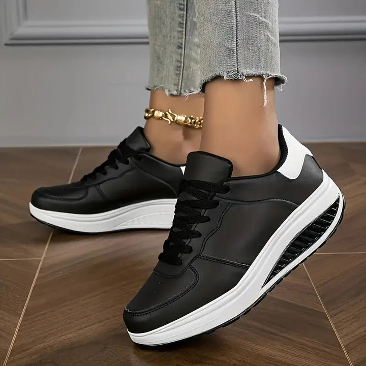 Atmungsaktive Plattform-Sneaker für Damenmode