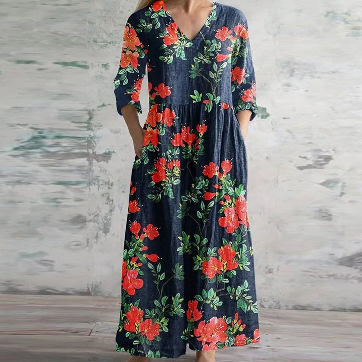 Kate™ - Elegantes Retro-Maxi-Kleid