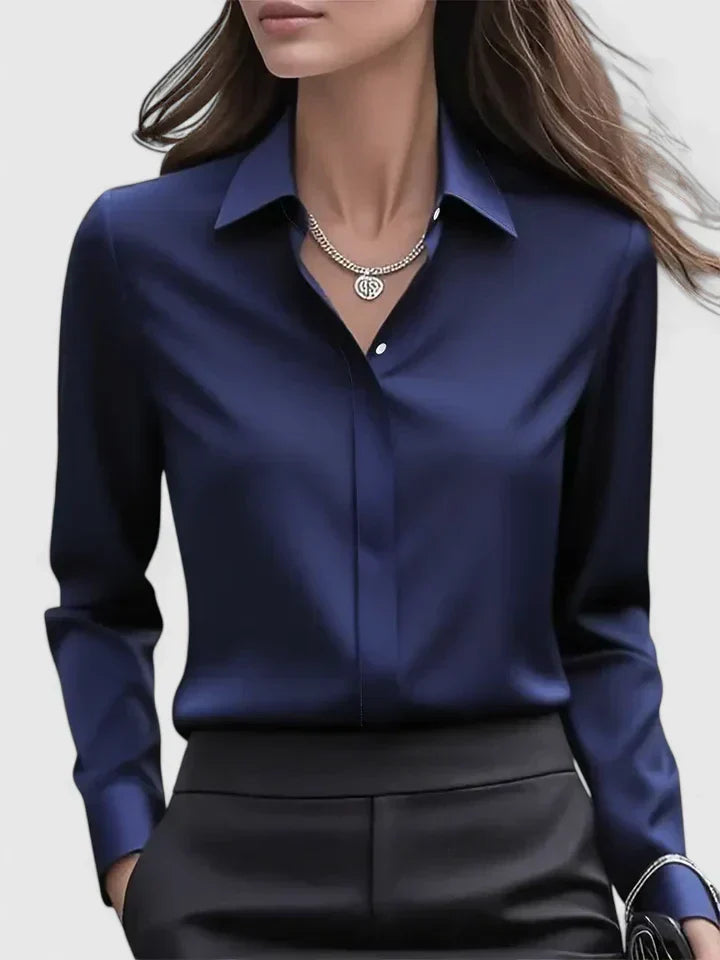Ellen™ - Elegantes Button-Down-Oberteil