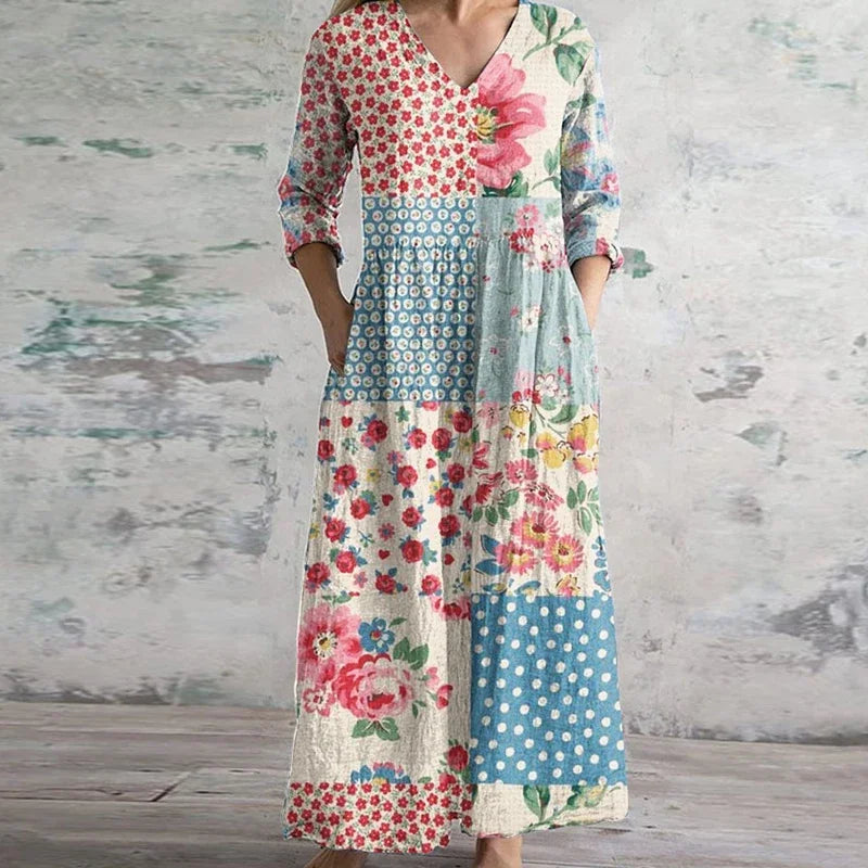 Kate™ - Elegantes Retro-Maxi-Kleid