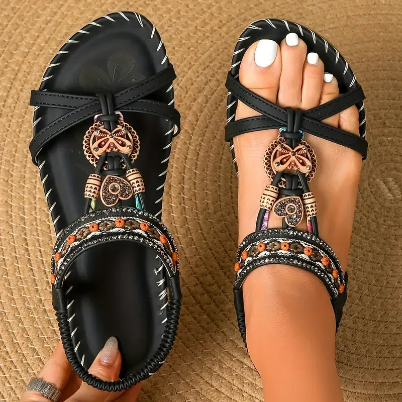Colella™ - Elegante Orthopädische Blüten Sandalen
