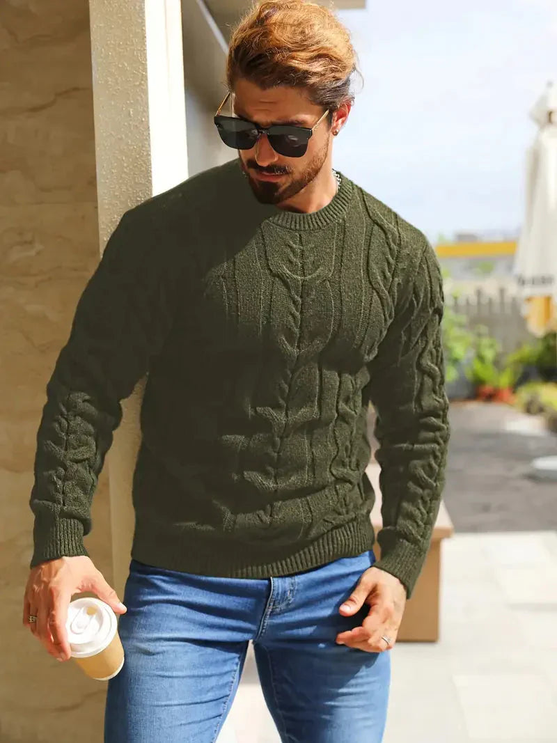Brit & Boho™️ | Graphica Geo Strickpullover