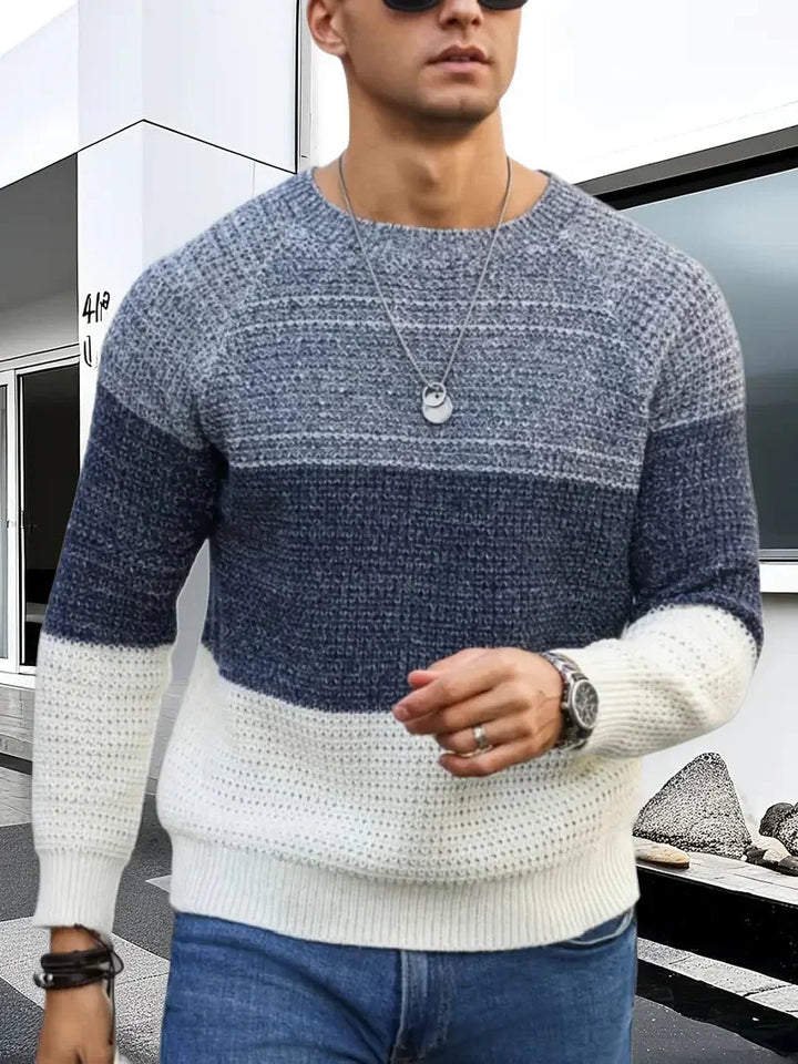 Brit & Boho™️ | Der Orion Geometrische Strickpullover