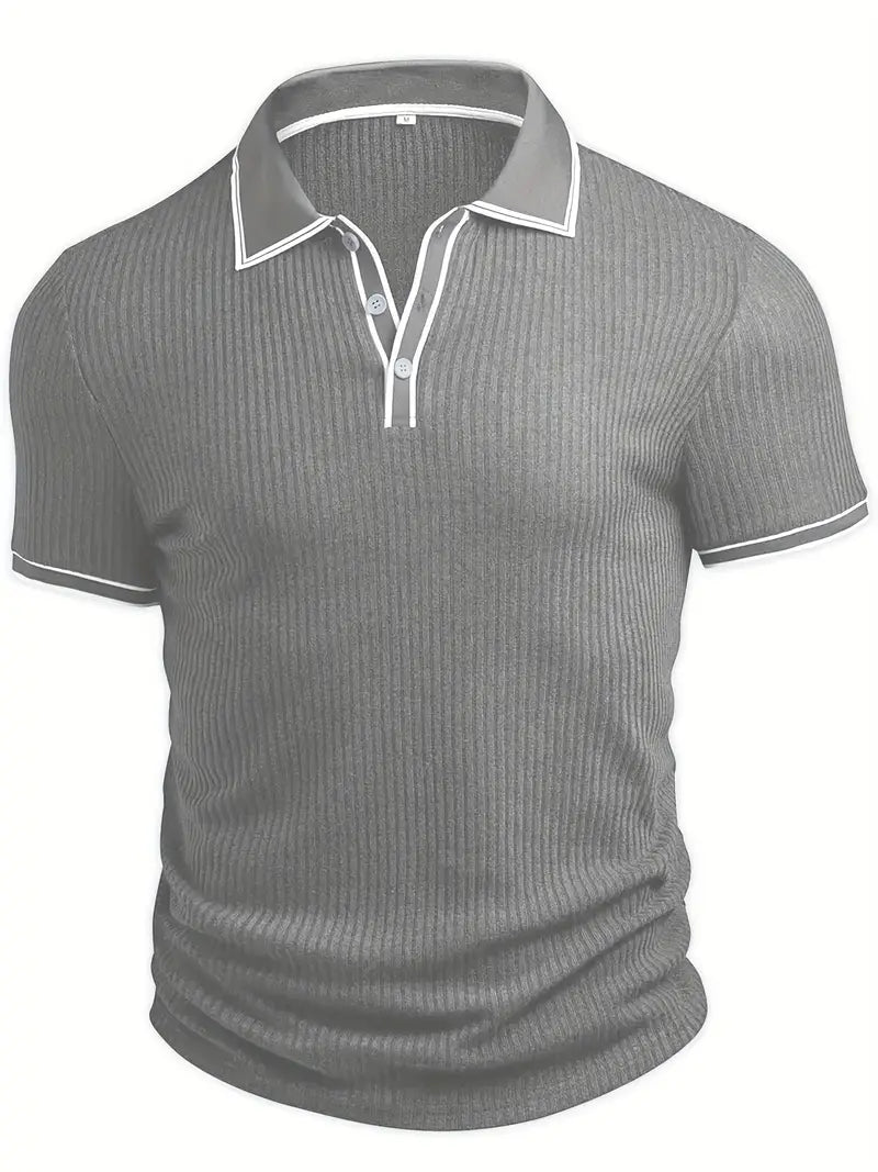Emilio™ - Herren maßgeschneiderte gerippte Polo