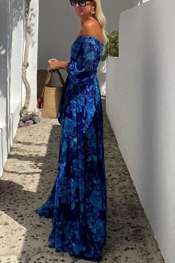 Calista | Off-Shoulder Blumenkleid