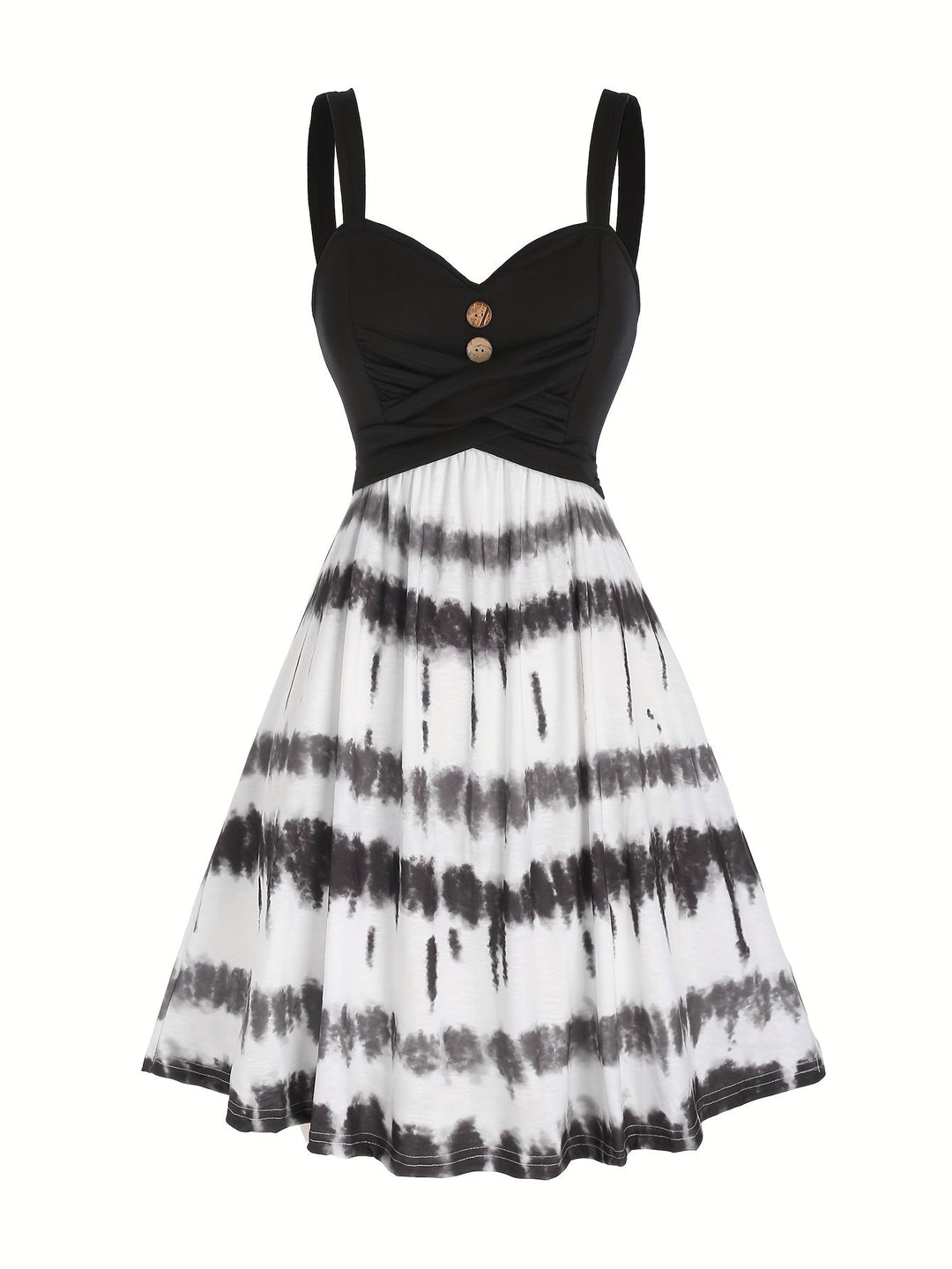 Gisele™ - Bequemes ärmelloses Sommerkleid mit Batikmuster