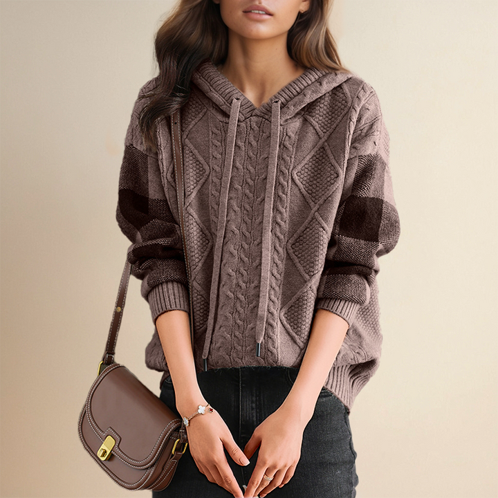 FABIOLA™ | JACQUARD-KAPUZENPULLOVER