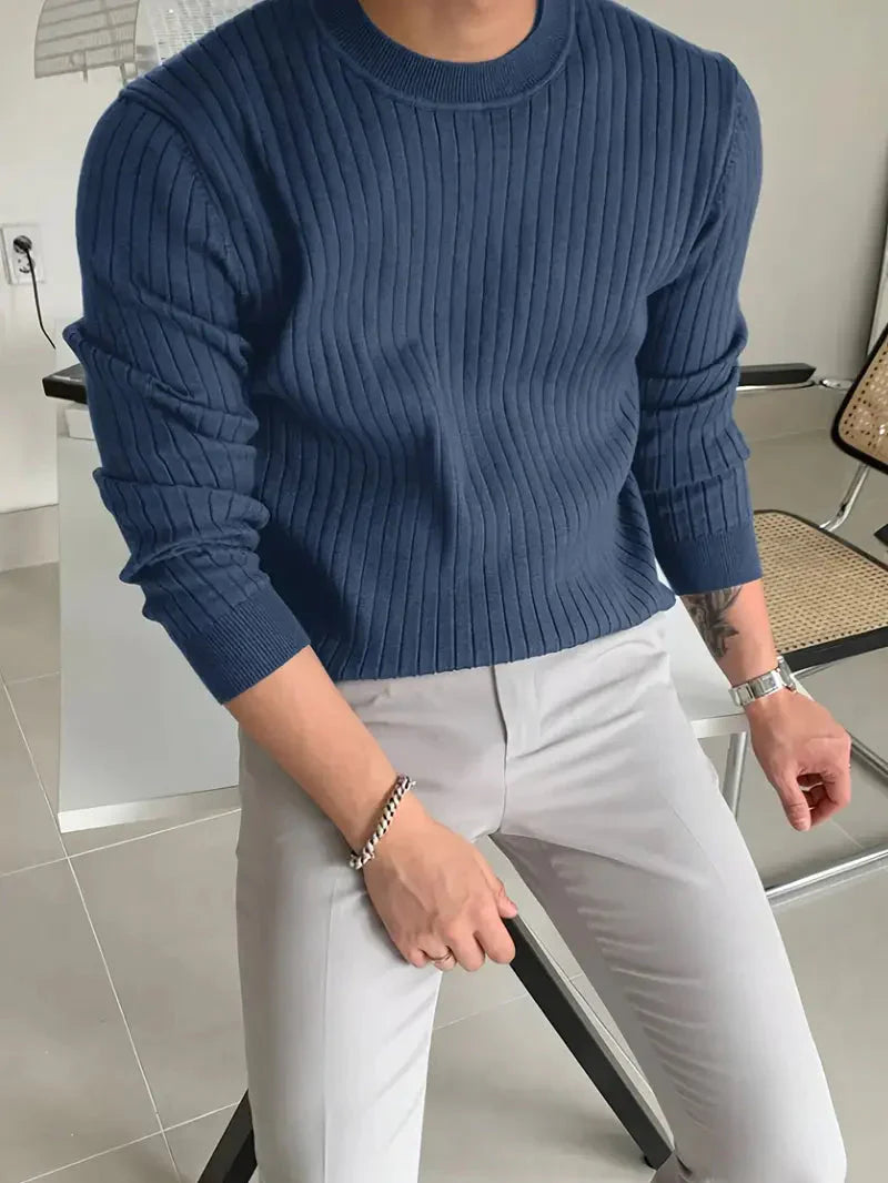 Brit & Boho™️ | Mike Essential Rundhalspullover