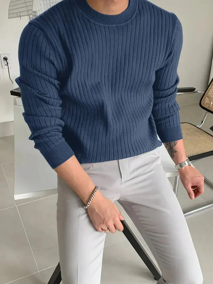 Brit & Boho™️ | Mike Essential Rundhalspullover