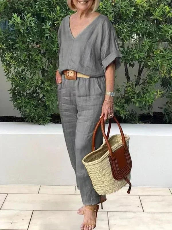Claire | Luxe Entspanntes Zweiteiliges Outfit