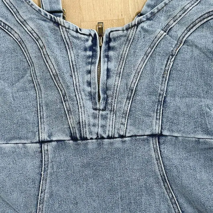 Mirabella™ - Denim-Kleid mit verstellbaren Trägern