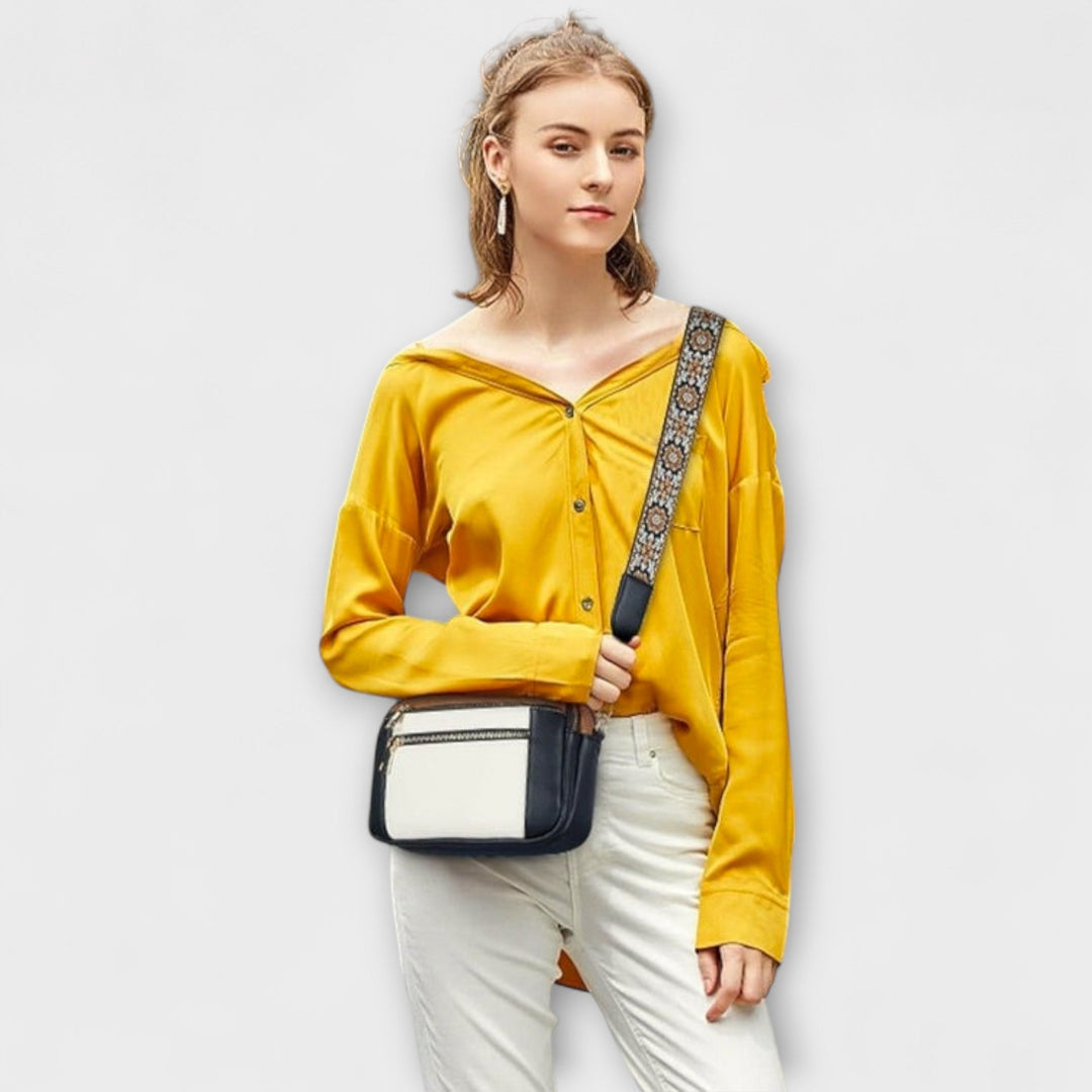 Erica™ - Elegante Leder Schultertasche