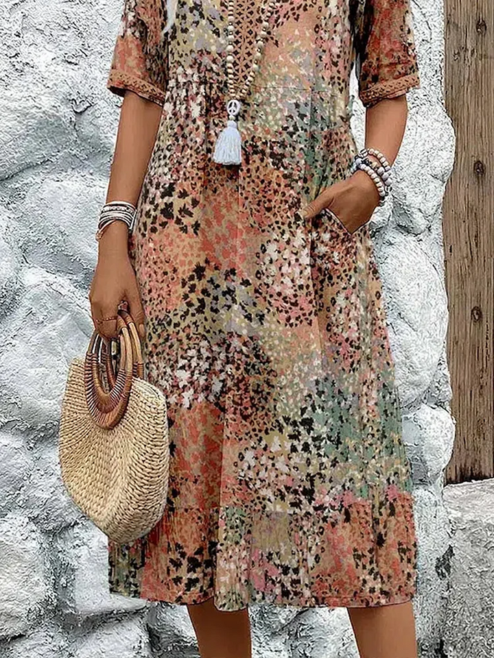 Fatima – Kleid mit Blumenmuster