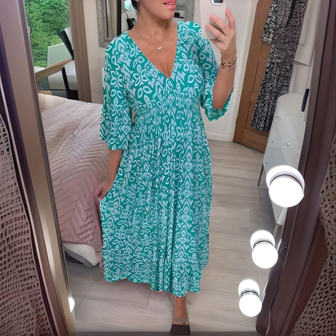 Isabella™ - Boho Bedrucktes Kleid